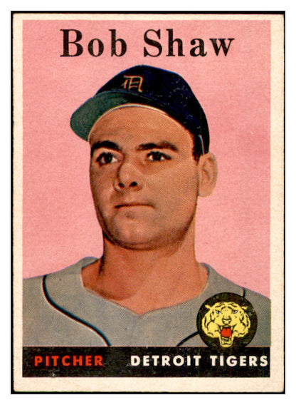 1958 Topps Baseball #206 Bob Shaw Tigers EX-MT 535772