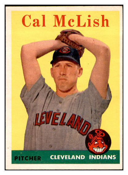 1958 Topps Baseball #208 Cal Mclish Indians EX-MT 535777