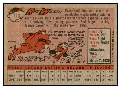 1958 Topps Baseball #213 Red Wilson Tigers EX-MT 535784