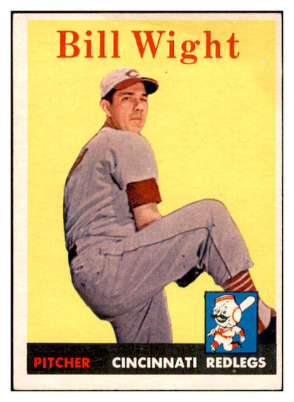 1958 Topps Baseball #237 Bill Wight Reds EX-MT 535820
