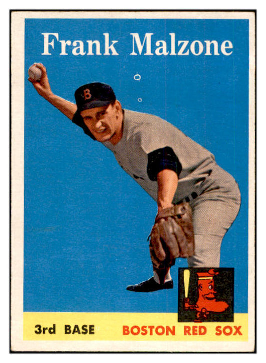 1958 Topps Baseball #260 Frank Malzone Red Sox EX-MT 535850