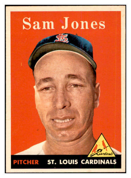 1958 Topps Baseball #287 Sam Jones Cardinals EX-MT 535881