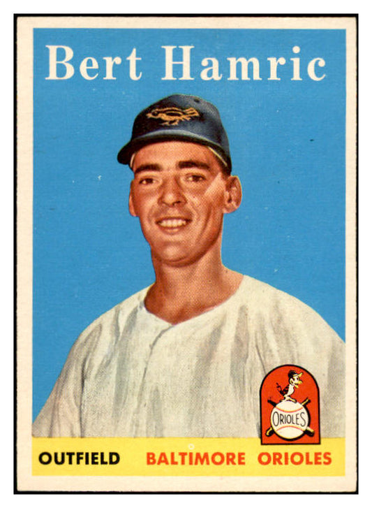 1958 Topps Baseball #336 Bert Hamric Orioles EX-MT 535931