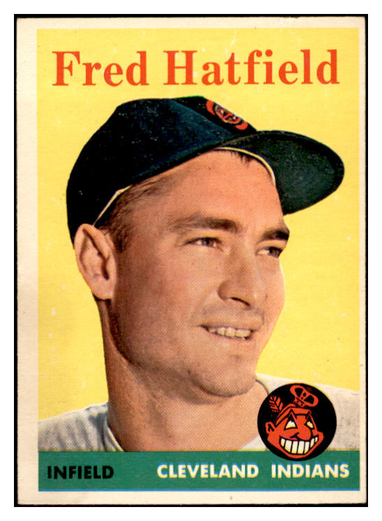 1958 Topps Baseball #339 Fred Hatfield Indians EX-MT 535936