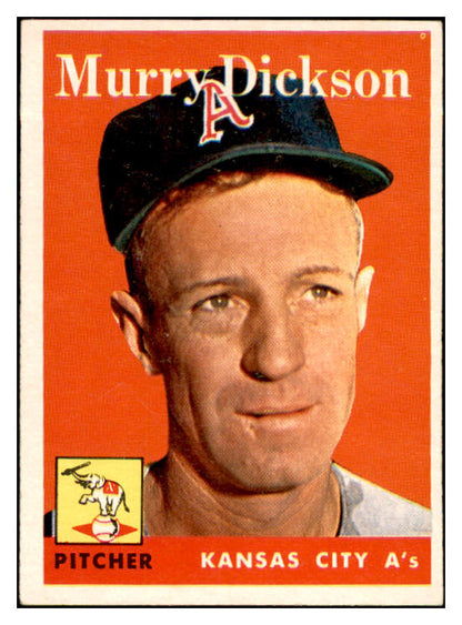 1958 Topps Baseball #349 Murry Dickson A's EX-MT 535947
