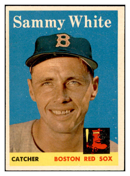 1958 Topps Baseball #414 Sammy White Red Sox EX-MT 536032