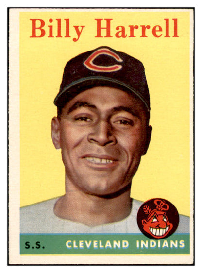 1958 Topps Baseball #443 Billy Harrell Indians EX-MT 536062