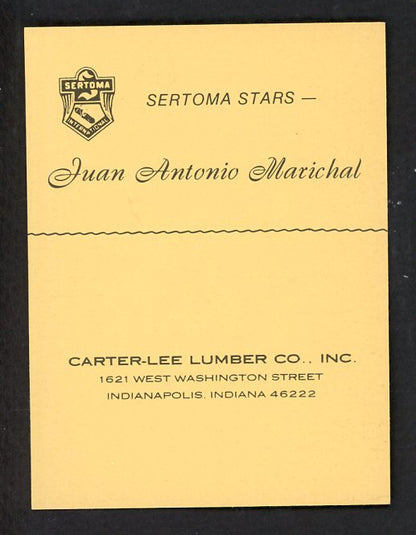 1977 Sertoma Stars Juan Marichal Giants NR-MT 536661