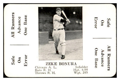 1936 S&S Game Zeke Bonura White Sox NR-MT 536711