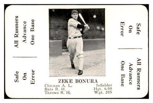 1936 S&S Game Zeke Bonura White Sox NR-MT 536711