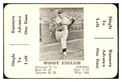 1936 S&S Game Woody English Cubs NR-MT 536723