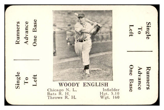 1936 S&S Game Woody English Cubs NR-MT 536723