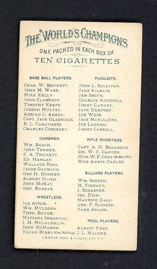 1888 N28 Allen & Ginter Jack McAuliffe Boxer EX 536947