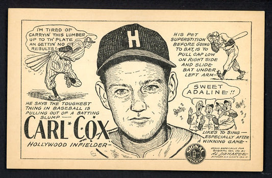 1947 Signal Oil Carl Cox Hollywood EX 537092