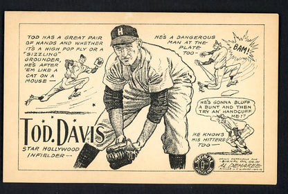 1947 Signal Oil Tod Davis Hollywood EX 537093