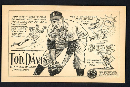 1947 Signal Oil Tod Davis Hollywood EX 537093