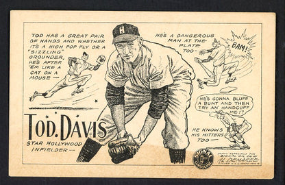 1947 Signal Oil Tod Davis Hollywood VG 537095