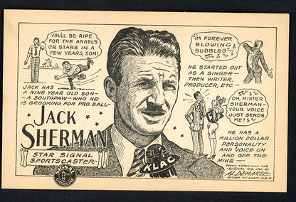 1947 Signal Oil Jack Sherman Hollywood EX 537129