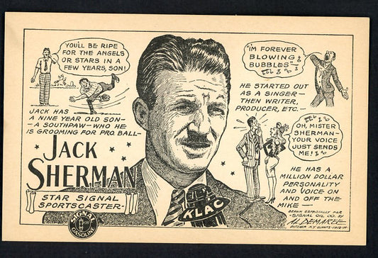 1947 Signal Oil Jack Sherman Hollywood EX 537129