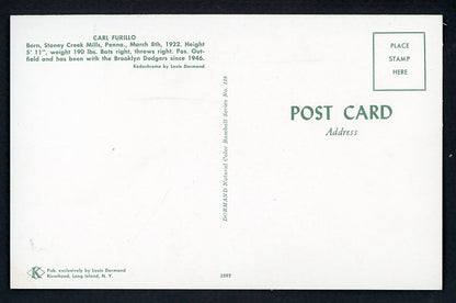 1952-55 Dormand #128 Carl Furillo Dodgers NR-MT 537140