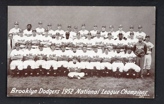 1947-66 Exhibits 1952 Brooklyn Dodgers Team VG-EX 537171