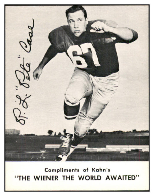 1962 Kahns Football Pete Case Eagles NR-MT 537194