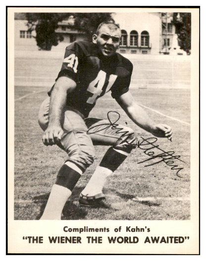 1963 Kahns Football Jim Steffen Washington NR-MT 537265