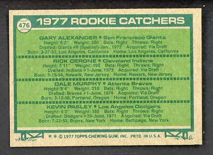 1977 Topps Baseball #476 Dale Murphy Braves EX-MT 537408