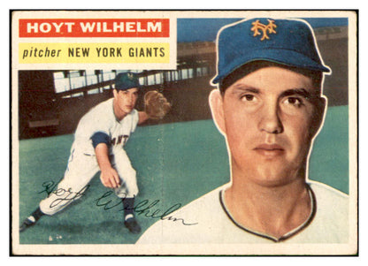 1956 Topps Baseball #307 Hoyt Wilhelm Giants VG-EX 537512