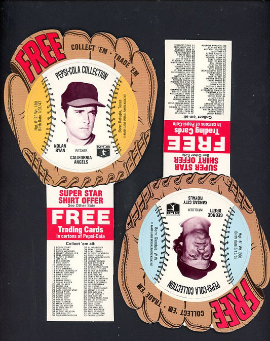 1977 Pepsi Glove Complete Set EX-MT/NR-MT Ryan Brett Seaver 537552