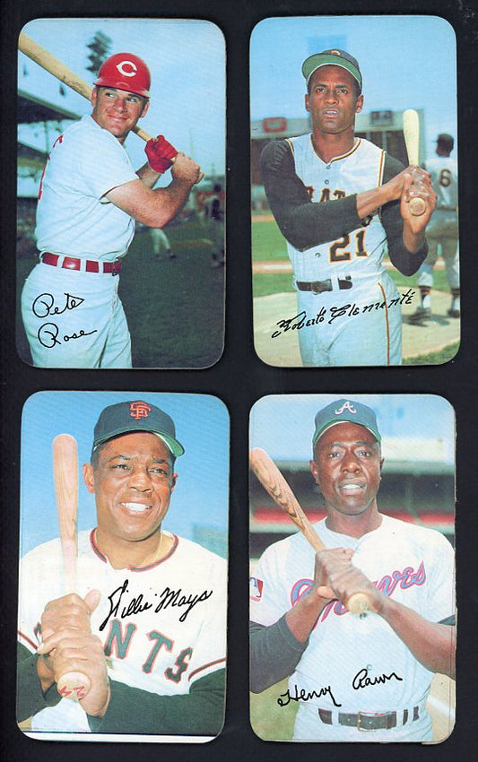 1970 Topps Supers Set Lot 37 Diff EX-MT Clemente Mays Aaron 537571