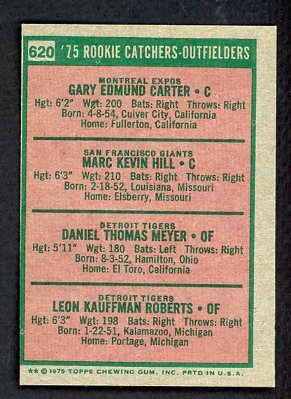 1975 Topps Baseball #620 Gary Carter Expos EX-MT 537704