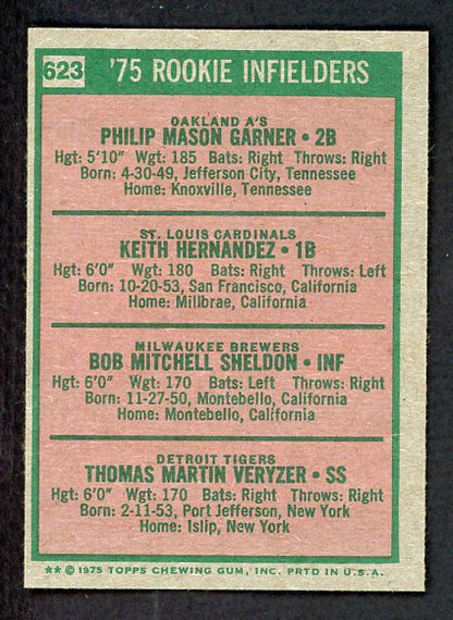 1975 Topps Baseball #623 Keith Hernandez Cardinals NR-MT 537718