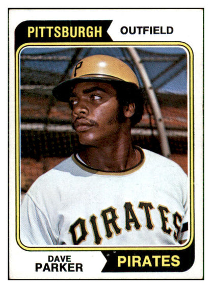 1974 Topps Baseball #252 Dave Parker Pirates EX-MT 537725