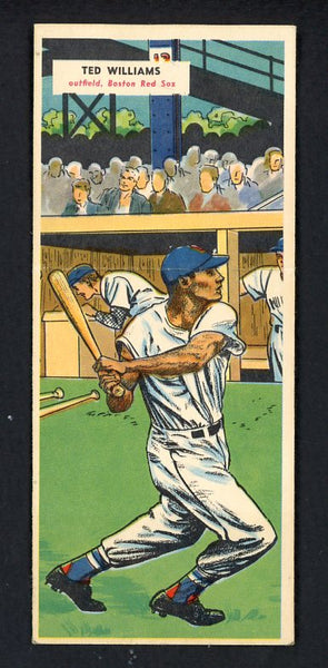 1955 Topps Baseball Double Headers #069/70 Ted Williams Hal Smith EX+/EX-MT 538642