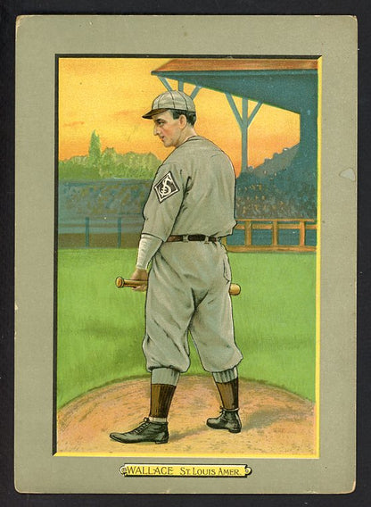 1911 T3 Turkey Red #124 Bobby Wallace Browns VG 538713