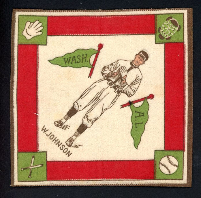 1914 B18 Blanket Walter Johnson Senators EX 538730