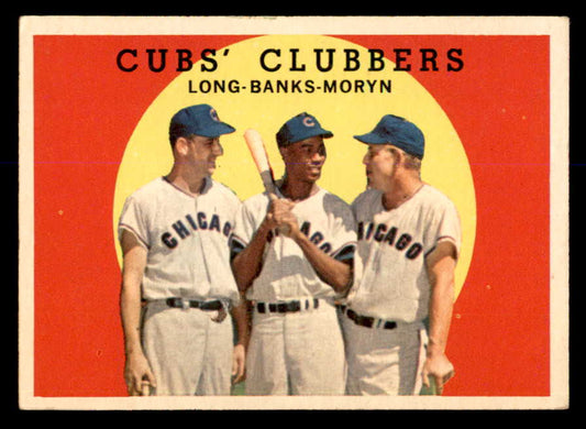 1959 Topps Baseball #147 Ernie Banks Dale Long EX+/EX-MT 538852