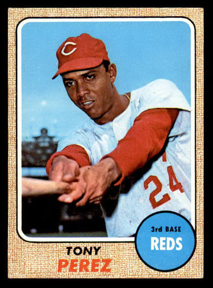 1968 Topps Baseball #130 Tony Perez Reds NR-MT 539011