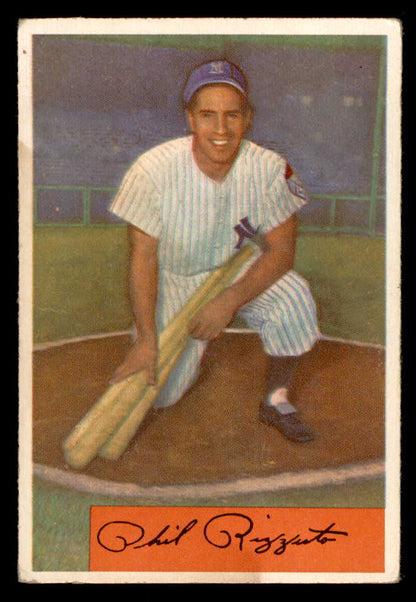 1954 Bowman Baseball #001 Phil Rizzuto Yankees VG-EX 539144