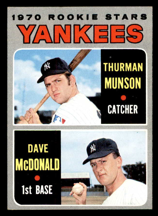 1970 Topps Baseball #189 Thurman Munson Yankees EX-MT 539275