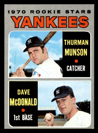 1970 Topps Baseball #189 Thurman Munson Yankees EX-MT 539276