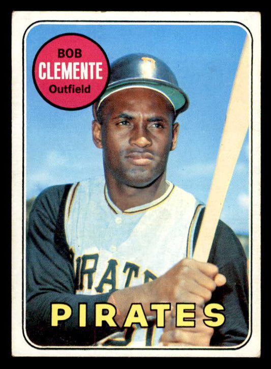 1969 Topps Baseball #050 Roberto Clemente Pirates EX 539282