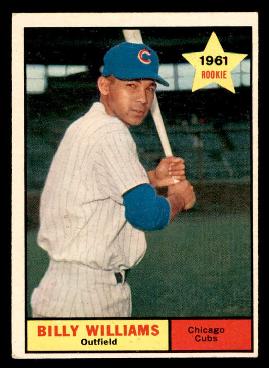 1961 Topps Baseball #141 Billy Williams Cubs EX 539359