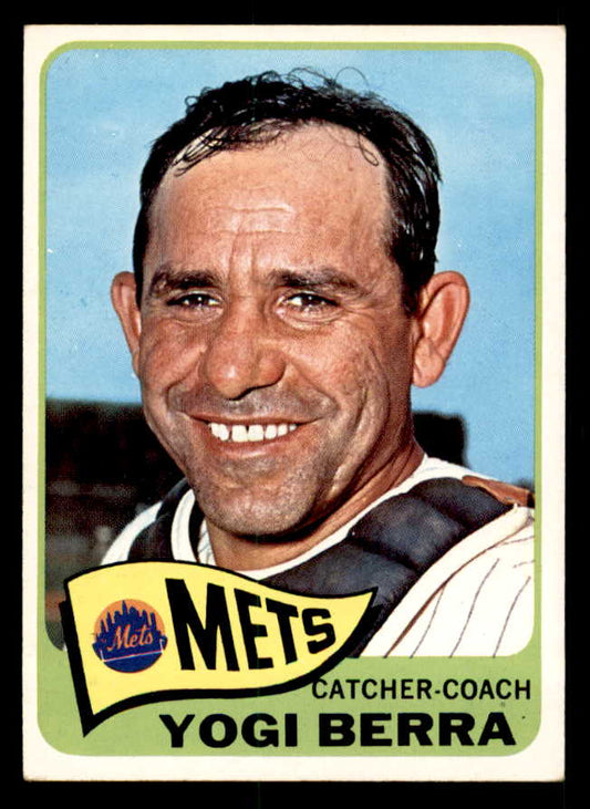1965 Topps Baseball #470 Yogi Berra Mets EX-MT 539732