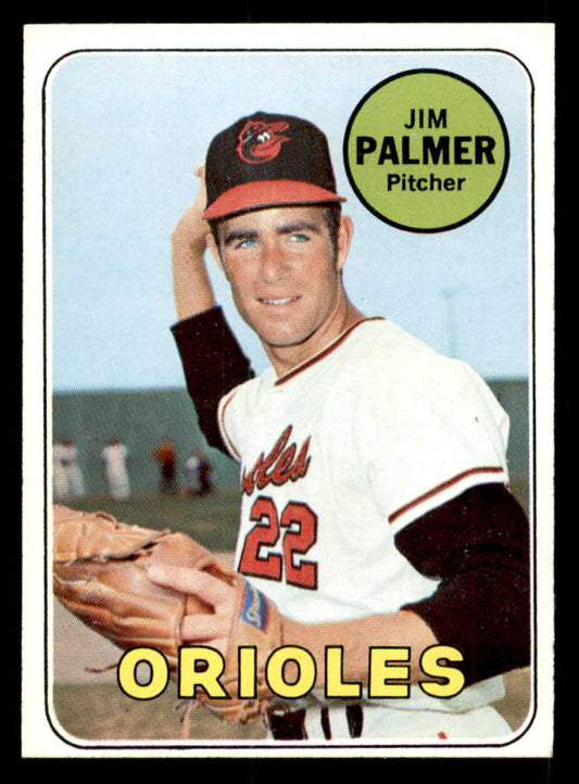 1969 Topps Baseball #573 Jim Palmer Orioles EX-MT 539865