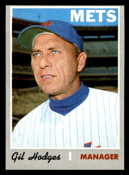 1970 Topps Baseball #394 Gil Hodges Mets VG-EX 539946