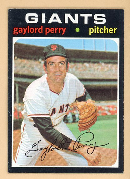 1971 Topps Baseball #140 Gaylord Perry Giants EX-MT 540010