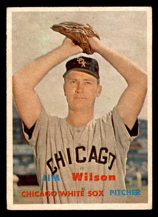 1957 Topps Baseball #330 Jim Wilson White Sox VG-EX/EX 540116