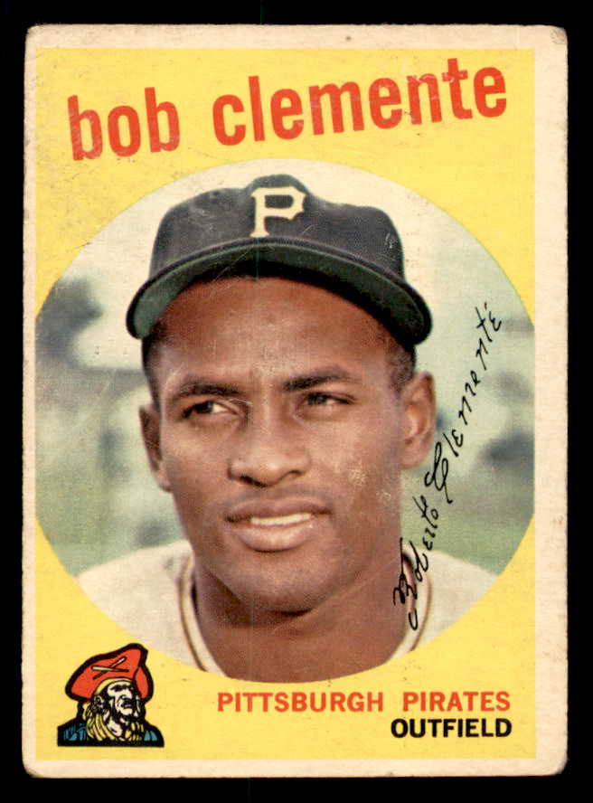 1959 Topps Baseball #478 Roberto Clemente Pirates VG 540185